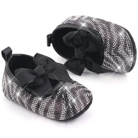 NWT Cute Sparkling Bling Swarovski Rhinestone Baby Girl Princess Shoes +… - Picture 13 of 16